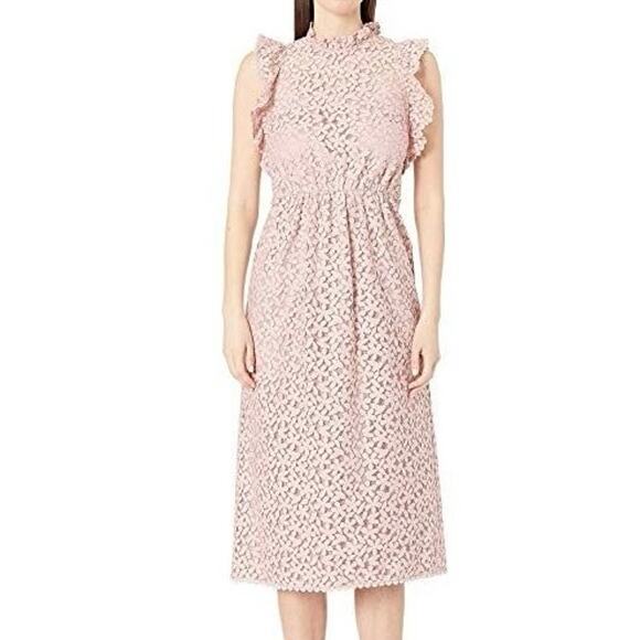 kate spade New York Flora Lace Ruffle Dress, Size 4 or 6, MSRP $428 - Picture 2 of 11